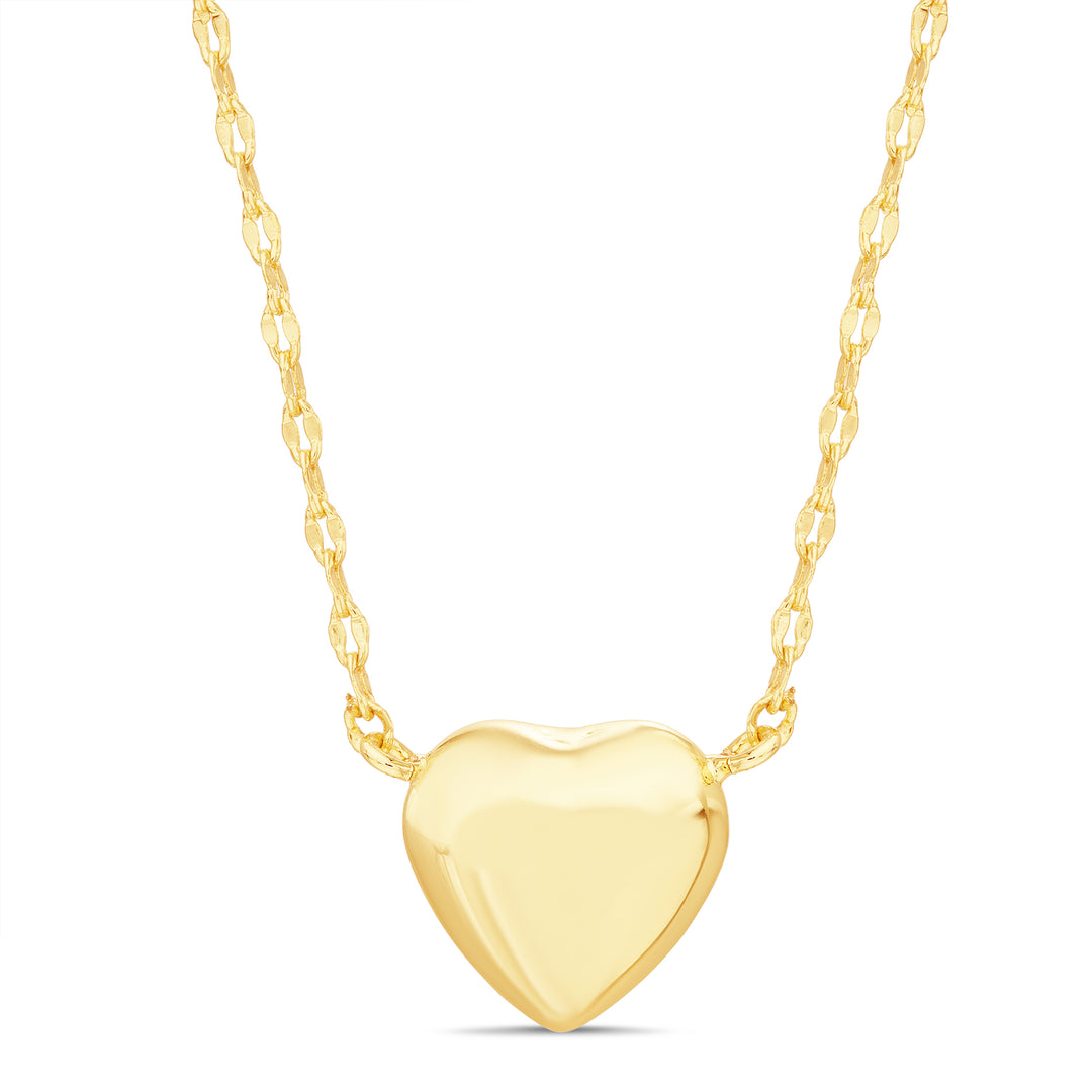The Puff Heart Necklace